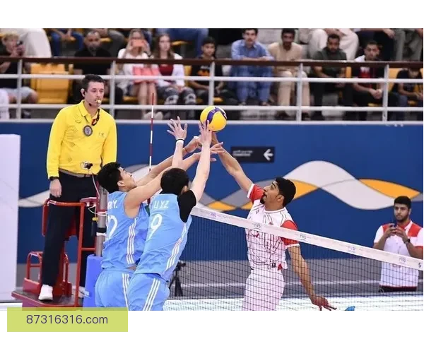 中国男排迎战卡塔尔强敌力争关键胜利赛场展现拼搏精神